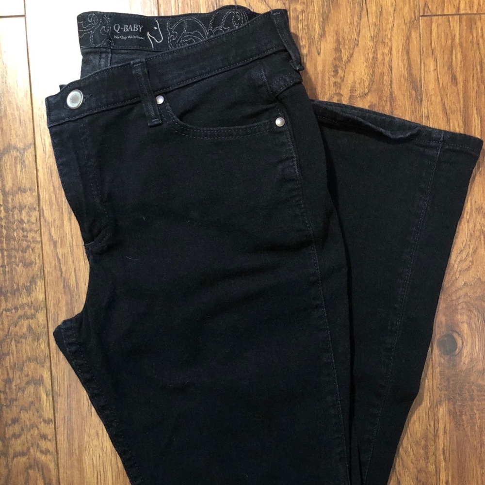 Black Wrangler Q Baby Jeans